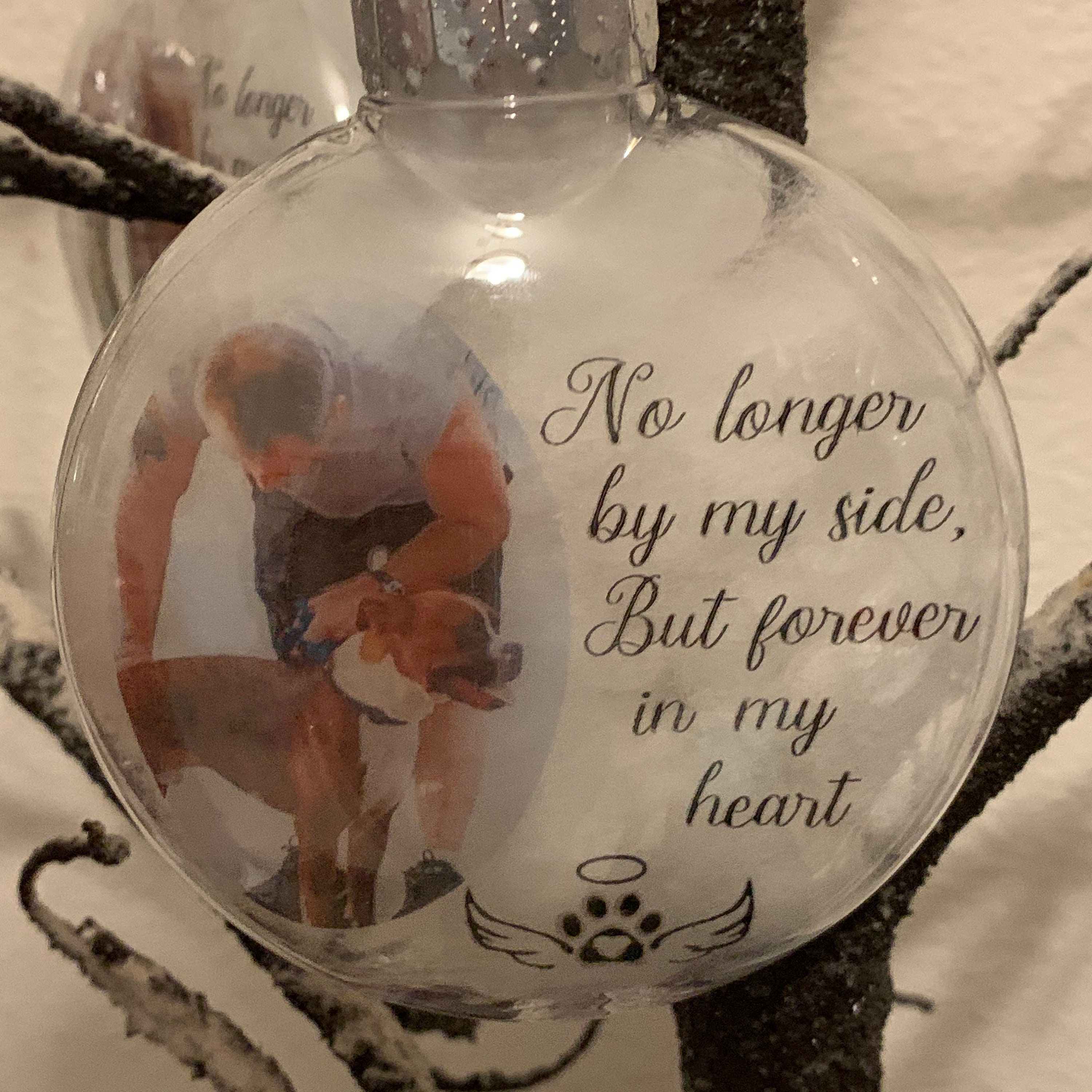 Christmas Pet Ornament. Floating Pet Memorial Ornament Etsy