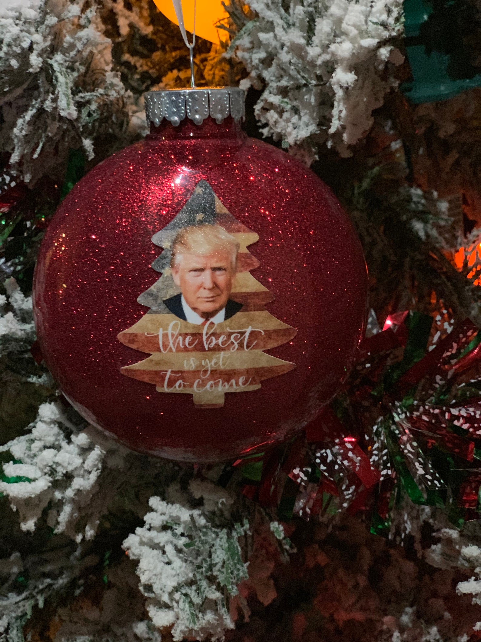 Trump Christmas ornament Trump ornament for Christmas tree. Etsy