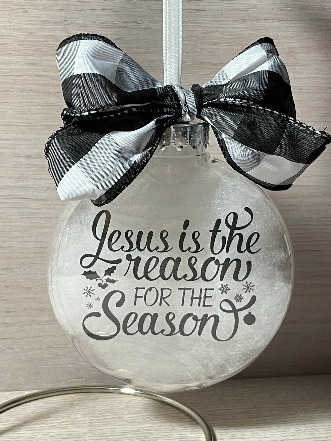 Jesus is the Reason for the Season Christmas Ornament. Etsy