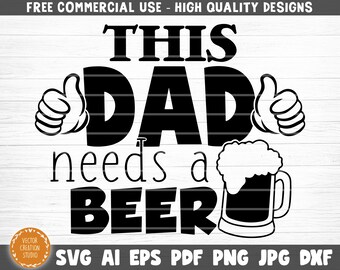 Download Beer Dad Svg Etsy