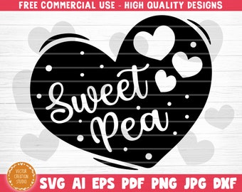 Download Sweet Pea Svg Etsy