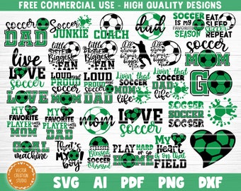 Love Soccer Svg Etsy