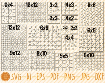 Puzzle Vorlage Etsy