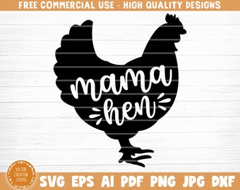 Download Mama Hen Svg Etsy