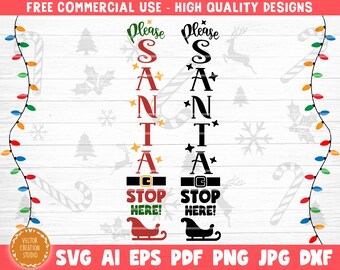 Download Santa Stop Here Svg Etsy Yellowimages Mockups
