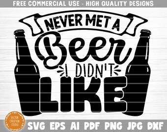 Good Beer Funny Slogan Bumper Sticker Decal Truck Car Bike Vector Instant Download Ai eps svg pdf dxf png jpg Formats Cut Print