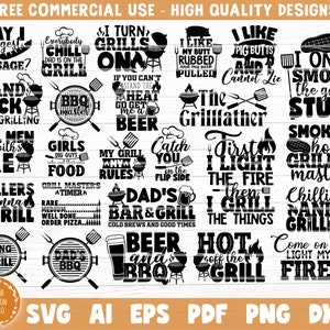 Pacote de churrasqueira SVG arquivos de corte, clipart para impressão vetorial, citação engraçada de churrasco Svg, provérbios de churrasqueira Svg, impressão de camisa de churrasco, decalque