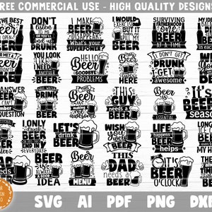 Bier SVG Plotterdateien, Lustige Bier Sprüche, Bier Spruch Svg, Bierliebhaber Svg, Bierkrug Svg, Lustige Sprüche Sprüche, Silhouette Cricut