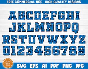 Alfabeto de voleibol SVG, Fuente de voleibol SVG, Letras de voleibol svg, Números SVG, Alfabeto deportivo svg, Fuente de deporte svg, Clipart imprimible