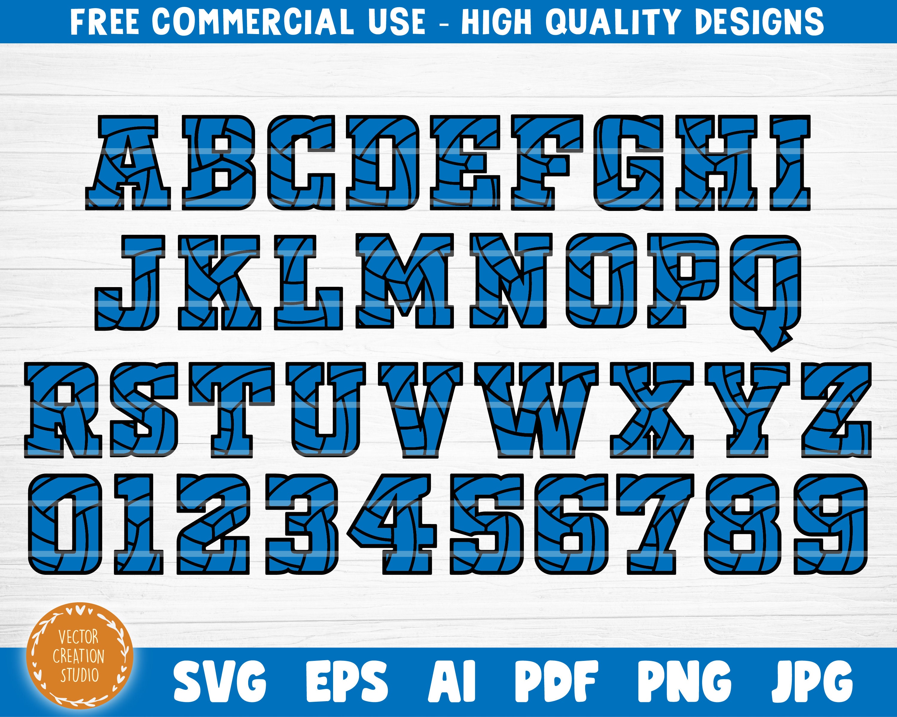 Volleyball Alphabet SVG Volleyball Font SVG Volleyball Etsy Australia