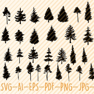 Download Christmas Tree Bundle Svg Christmas Tree Svg Pine Tree Etsy PSD Mockup Templates
