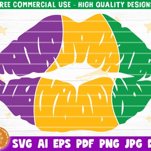 マルディグラ リップ SVG、マルディグラ SVG PNG、面白いマルディグラ SVG、ファット チューズデー SVG、マルディグラ シャツ SVG、フルール ド リス SVG、シルエット クリカット