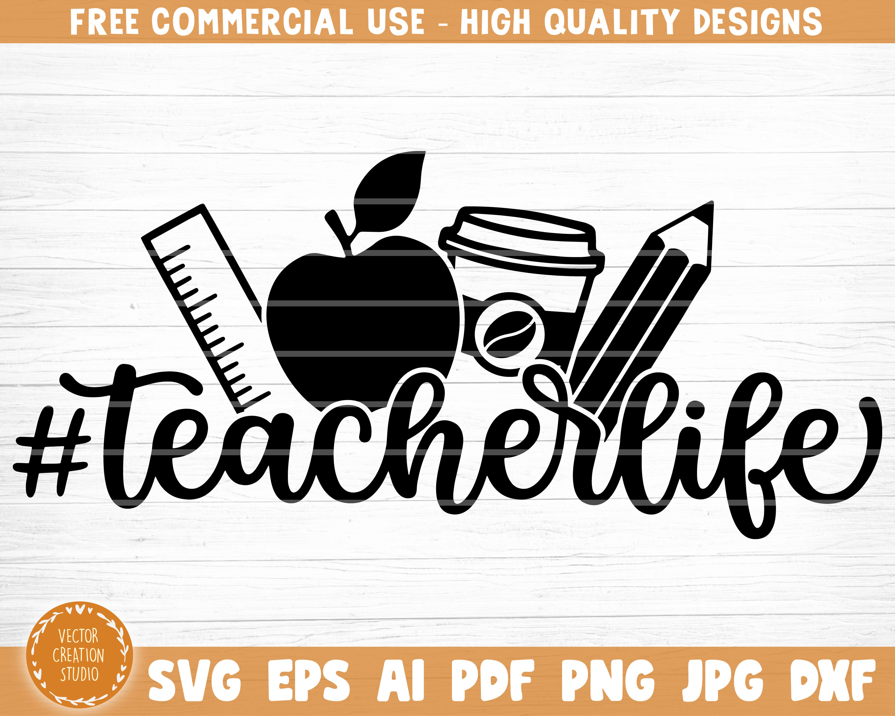 Teacher Life SVG Cut File, Teacher SVG Bundle, Teacher Saying Quote Svg ...