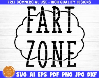 Fart Zone Word Stencil Select Size STCL2162 by - Etsy