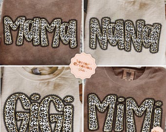 Paquete de mamá leopardo (PNG), paquete de mamá (PNG), mamá preppy de otoño (PNG), mamá retro (PNG), mamá de encaje (PNG), mimi nana gigi (PNG), mamá con purpurina, otoño (PNG)