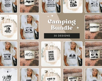 Camping SVG Bundle, Camping Svg, Camp Svg, Camp Life Svg, Camper Svg, Campfire Svg, Camping Shirt, Summer Svg, Adventure Svg, Cricut SVG PNG