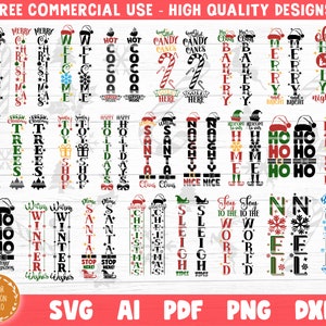 Signe de porche de Noël SVG Bundle, Panneau de bienvenue de Noël Svg, Décoration de la maison de Noël, Signe de porche d’hiver Svg, Porche de vacances Svg, Cricut