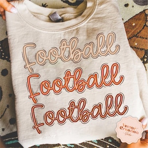 Football Spiel Tag Png, Preppy Fußball Png Bundle, Herbst Fußball Png, Touchdown Png, Touchdown Saison Png, Girly Coquette Fußball Png Shirt