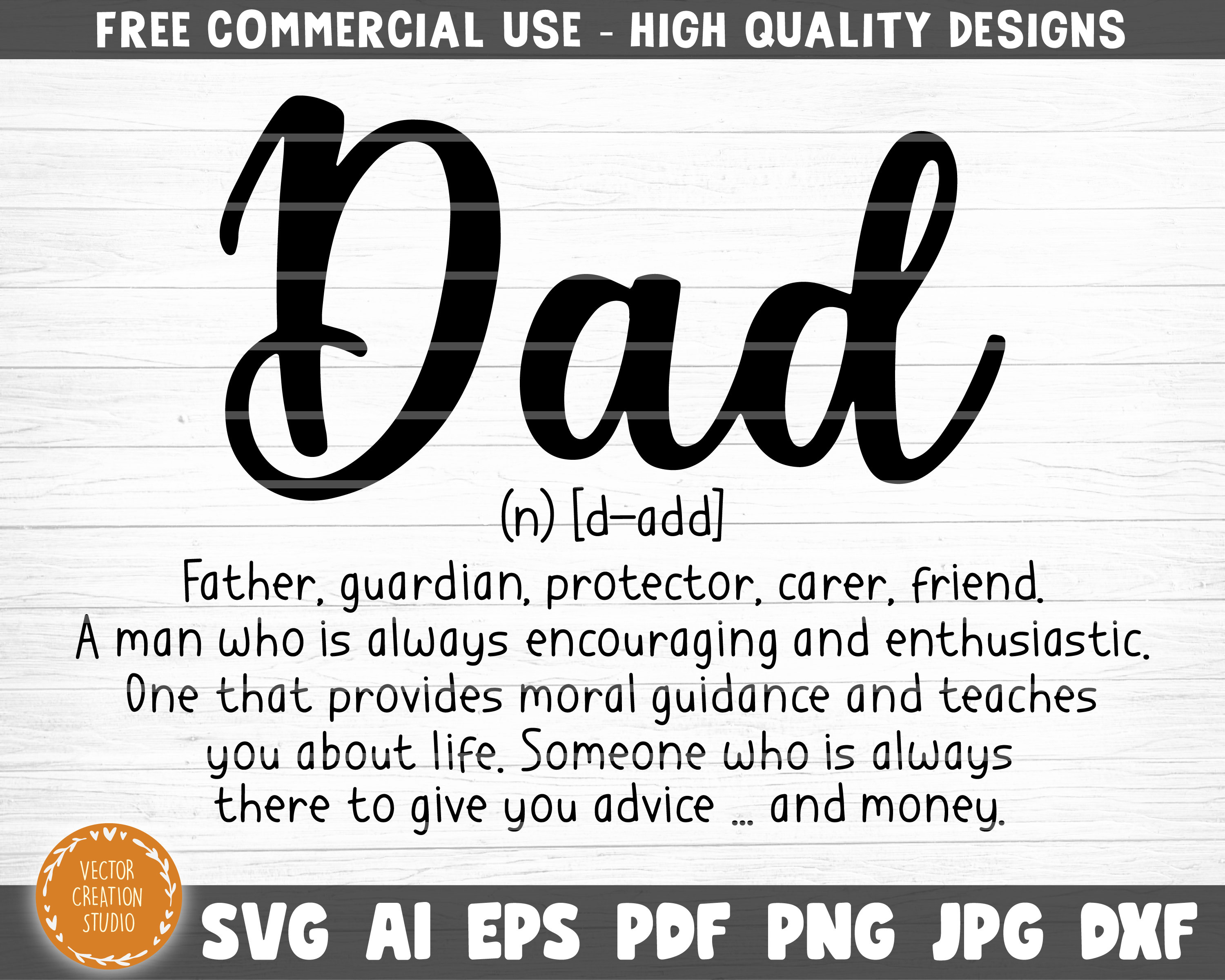 Download Dad Dictionary Svg File Vector Printable Clipart Dad Funny Etsy