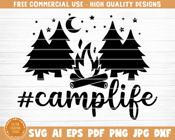 Download Camplife Svg File Camplife Vector Printable Clipart Camping Etsy