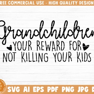 Nietos cita Svg archivo de corte, nietos vector imprimible Clipart, abuelos vida paquete de citas, abuelo vida, abuela vida
