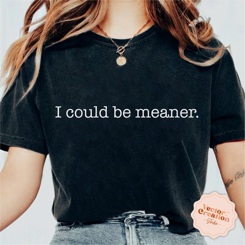 Podría ser más malo (Png), sarcasmo (Png), sarcástico (Png), cita divertida (Png), camiseta con humor divertido, cita atrevida (Png), cita sarcástica (Png), camiseta con cita divertida imagen 3