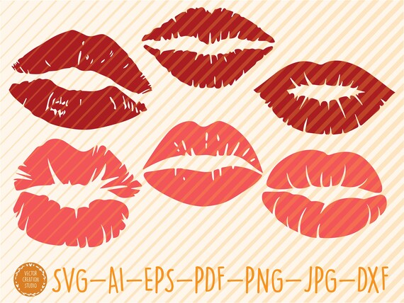 Download Free Lips Bundle Svg Lips Silhouette Svg Lips Svg Lips Clipart Etsy SVG Cut Files