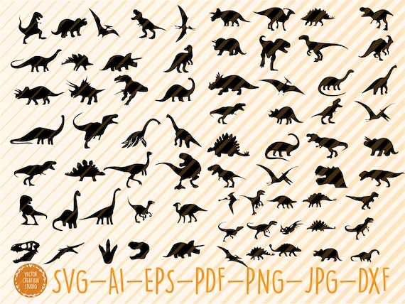 Download Dinosaur Bundle Svg Dinosaur Svg Dinosaur Silhouette Svg Etsy PSD Mockup Templates