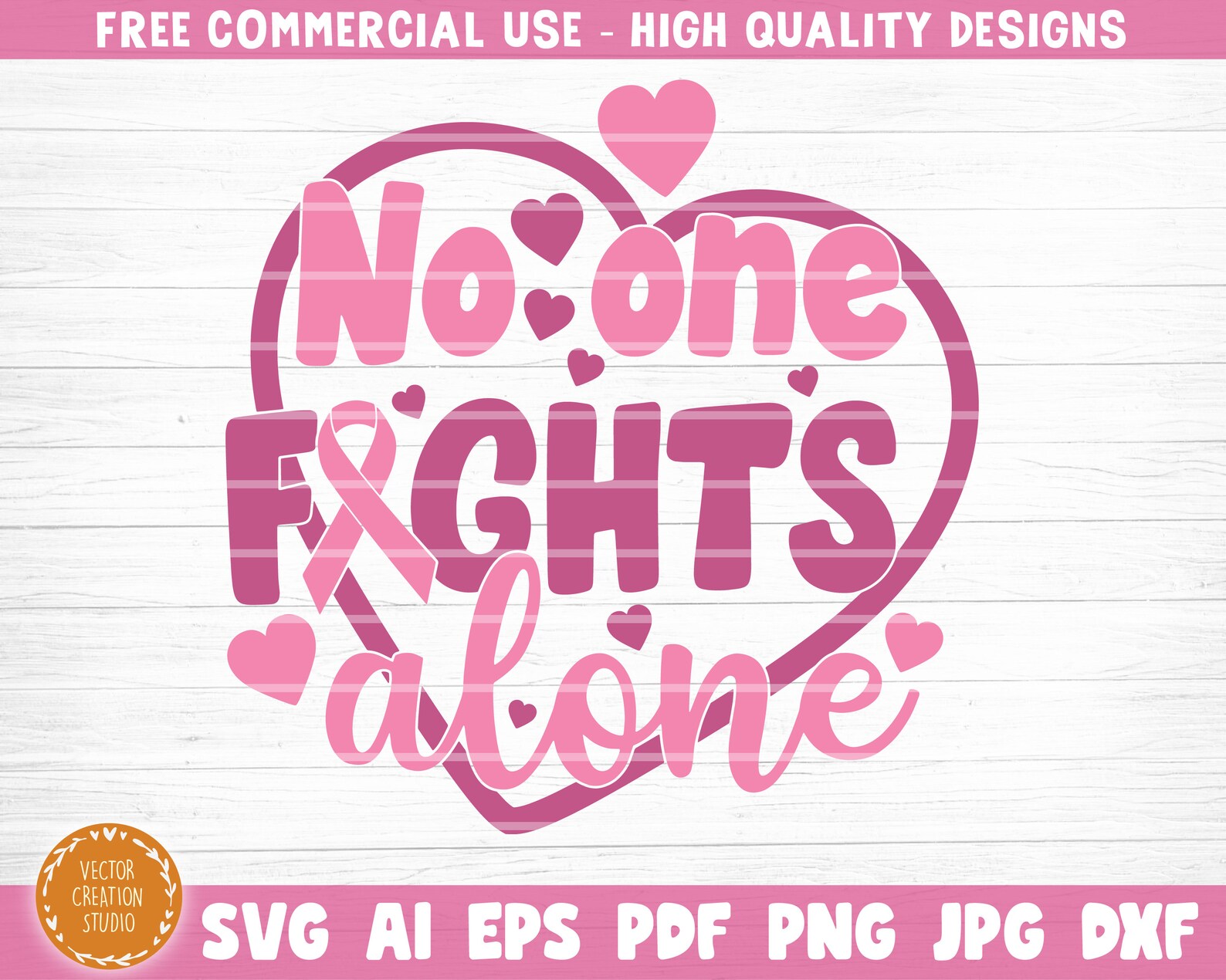 No One Fights Alone Svg Cut File Vector Printable Clipart - Etsy UK