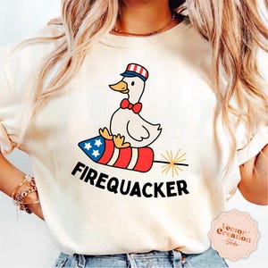 Firequacker Goose Png, Patriotic Goose Png, 4th Of July Goose Clipart, America Goose Png, Funny 4th Of July Tshirt,USA Goose Sublimation Png