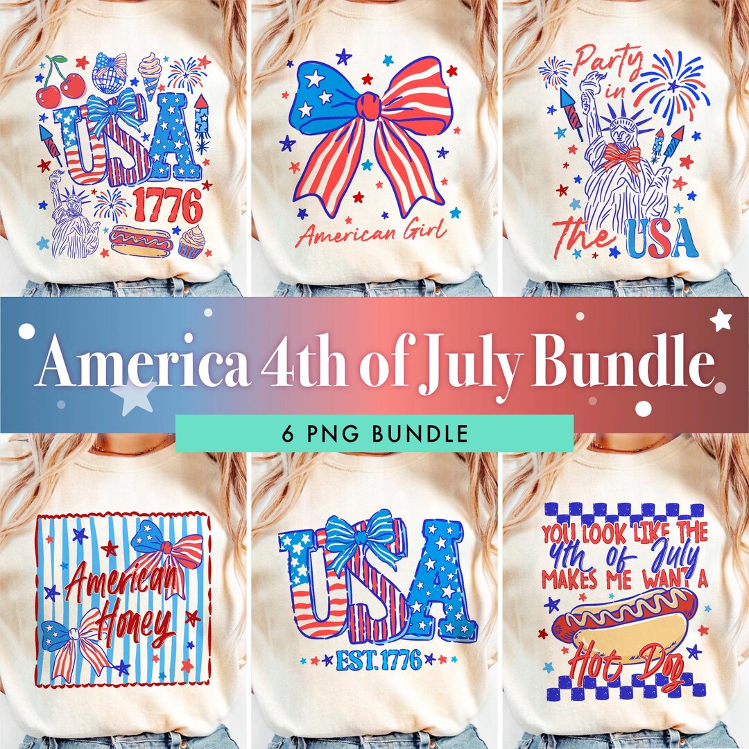 America Png Bundle, 4th of July PNG, America Coquette Png, America PNG ...