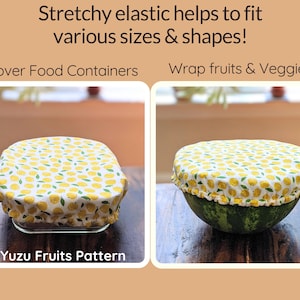 Waterproof Bowl Covers 6”, 9” | Reusable Food Wrap | Sourdough Gift | KitchenAid Bowl Cover| Alternative to Plastic Wraps & Beeswax Wrap image 6