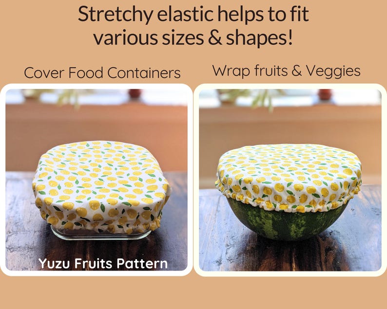 Waterproof Bowl Covers 6”, 9” | Reusable Food Wrap | Sourdough Gift | KitchenAid Bowl Cover| Alternative to Plastic Wraps & Beeswax Wrap image 6