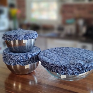 Waterproof Bowl Cover – Reusable Fabric Lid for Sourdough Making, Food Storage – Eco-Friendly | Single or Set – Zero Waste Kitchen
