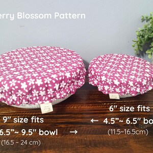 Waterproof Bowl Covers 6”, 9” | Reusable Food Wrap | Sourdough Gift | KitchenAid Bowl Cover| Alternative to Plastic Wraps & Beeswax Wrap image 7