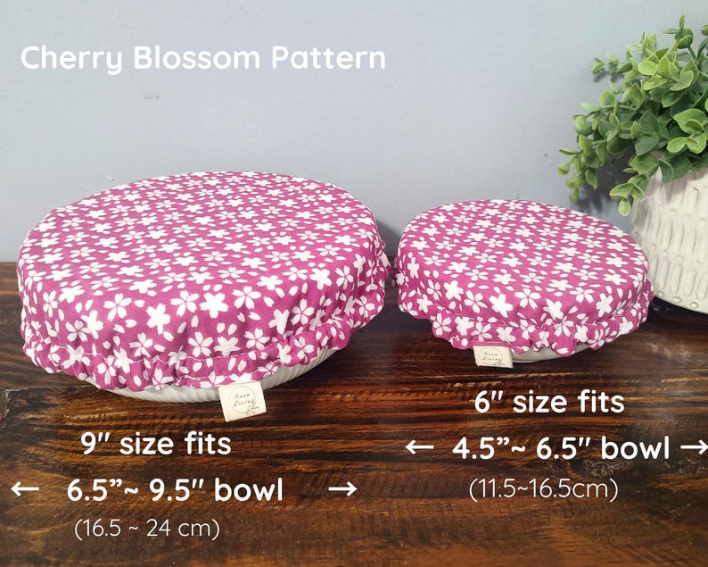 Waterproof Bowl Covers 6”, 9” | Reusable Food Wrap | Sourdough Gift | KitchenAid Bowl Cover| Alternative to Plastic Wraps & Beeswax Wrap image 7