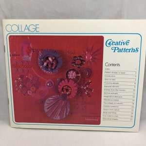 Creative Patterns 1975 Collage Art  Idea and Instruction Book