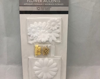 Westrim Flower Accents Adornments for Papercrafts, Greeting Cards, etc.