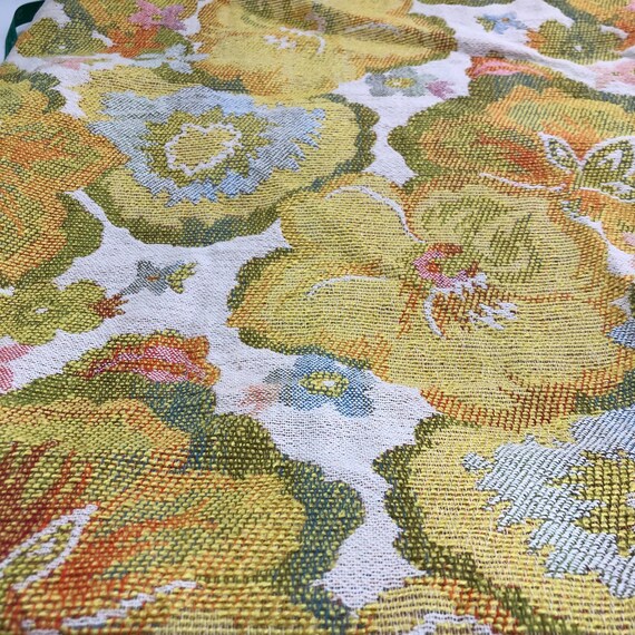 Large Floral Tapestry Upholstery Fabric MidWeight in Etsy