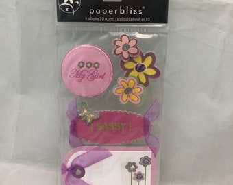 Paperbliss Scrapbooking Sassy Girl Themed, for Papercrafts, Greeting Cards, etc.