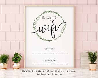 Wifi Sign Svg Etsy