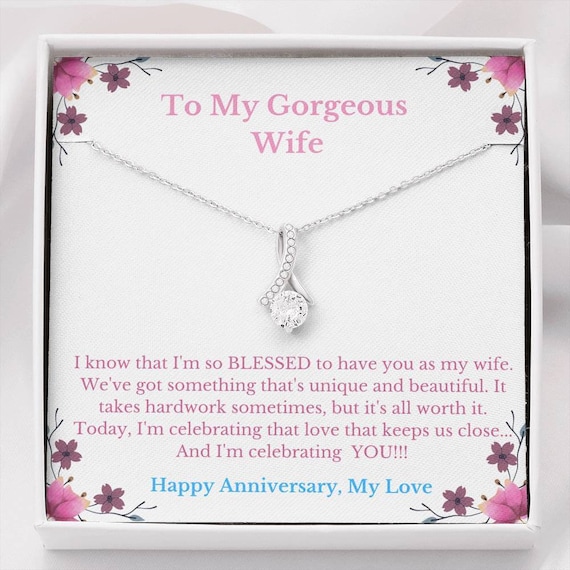 To My Wife Anniversary Gift Anniversary Gift For Wife Etsy