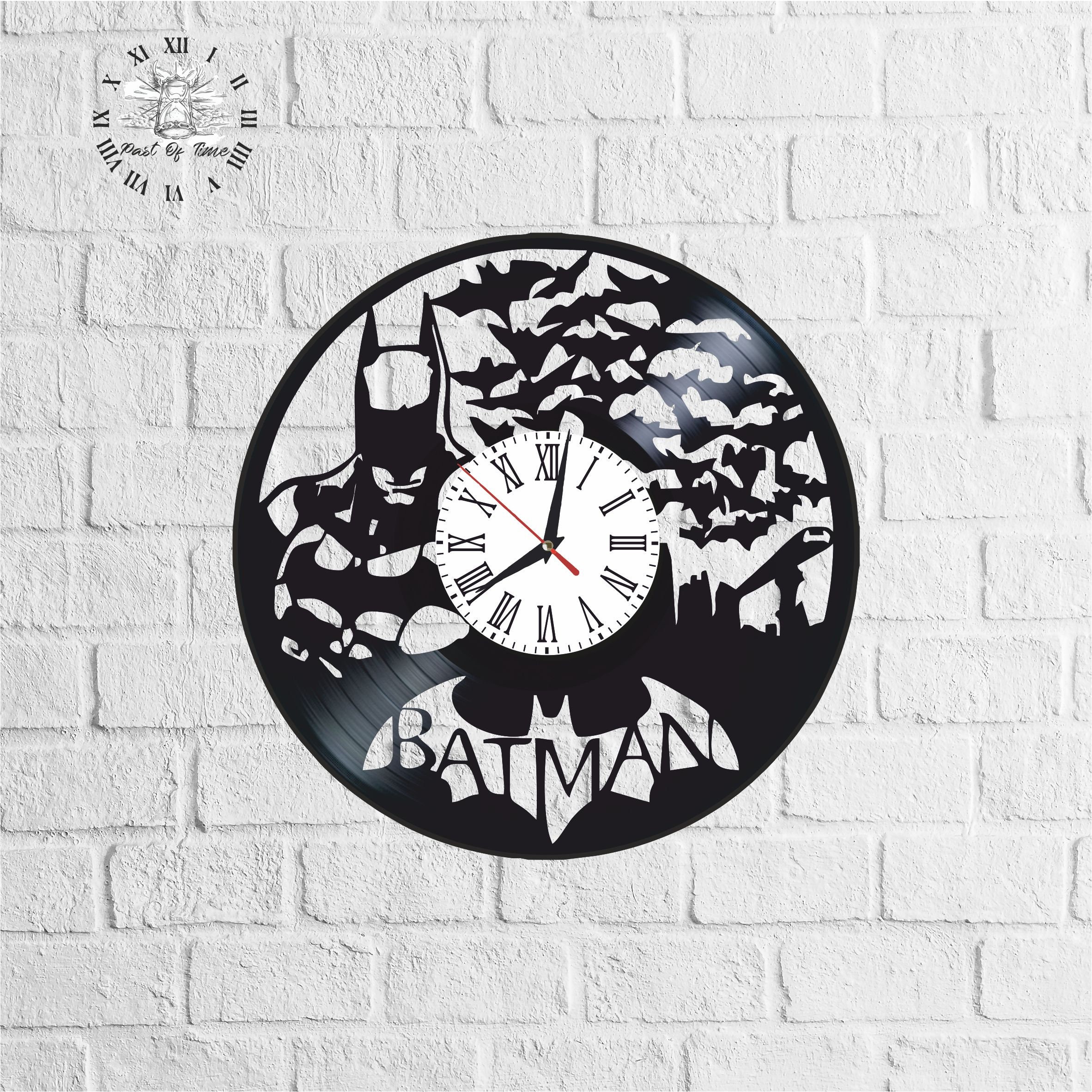 Batman 2 Vinyl Clock Wall Clock Home Decoration Movie Etsy