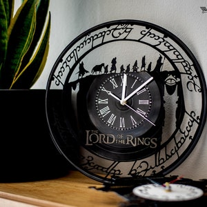 Lord Of The Rings Clock, Fan Merch Shop