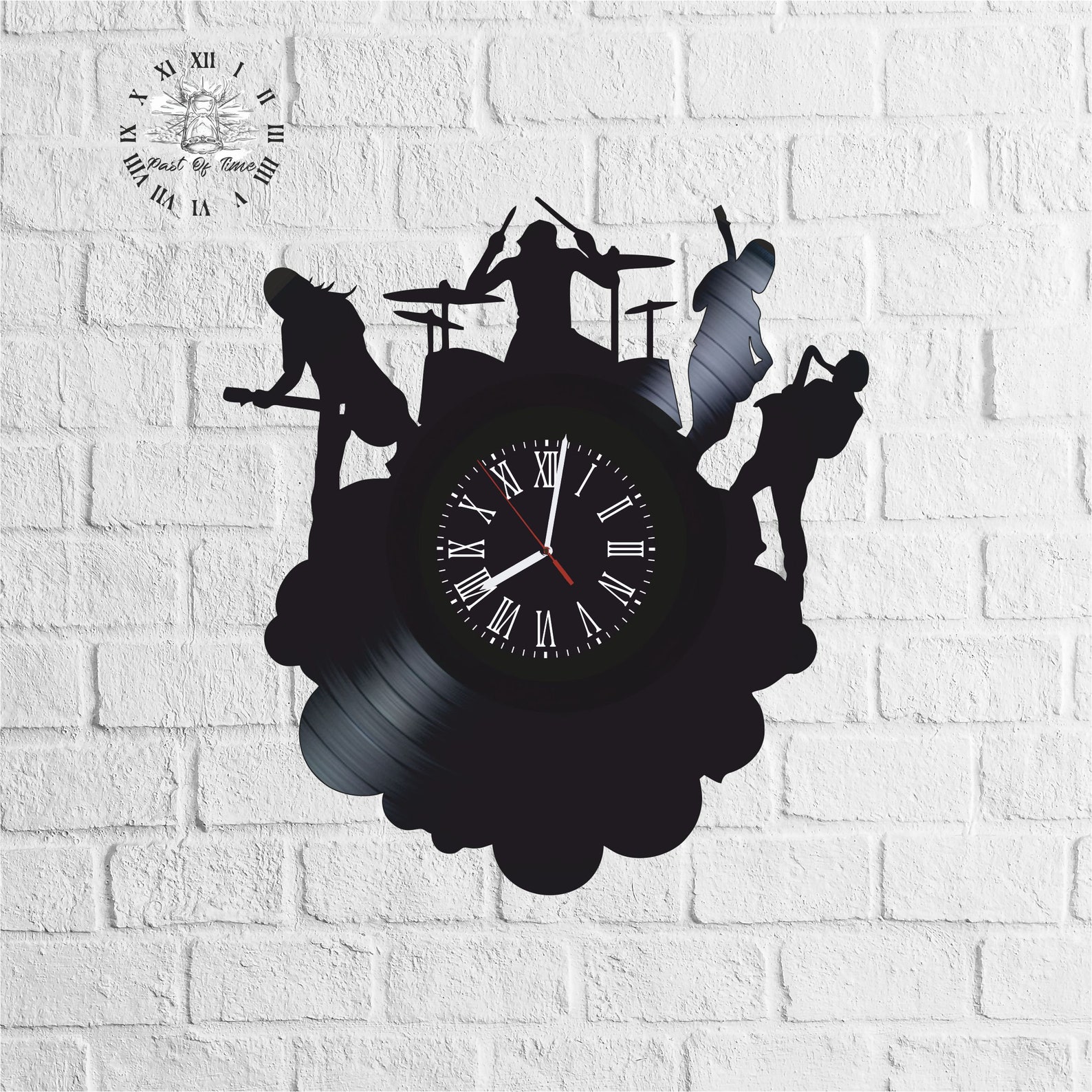 Band Vinyl Record Wall Clock Home Decoration Music Gift Etsy UK