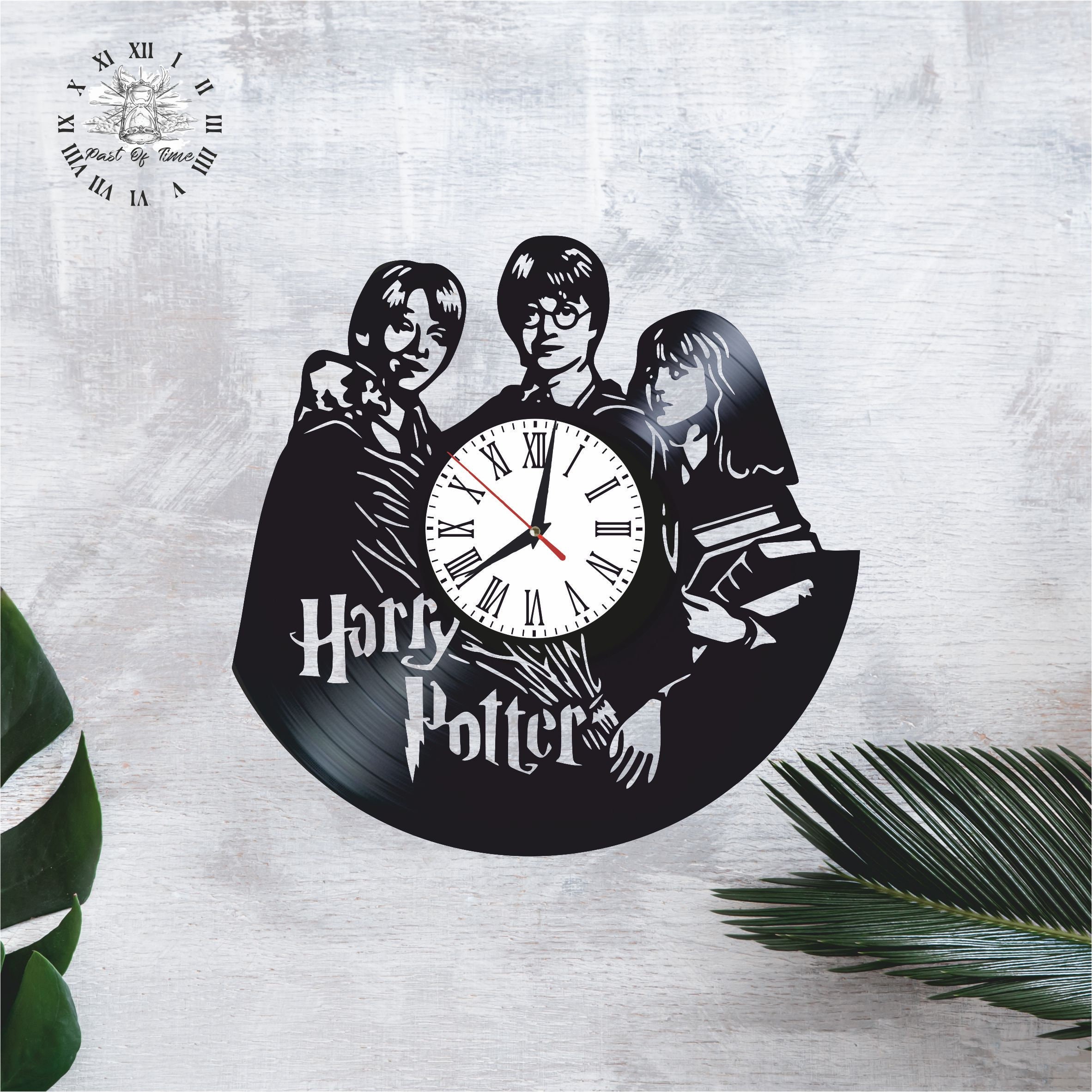 Harry Potter Vinyl Clock Wall Clock Home Decoration Movie Etsy