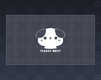 Cute Dog Animated Transition | Stream Stinger | Stream Transition | VTuber Scene | Youtube | Twitch | Dark