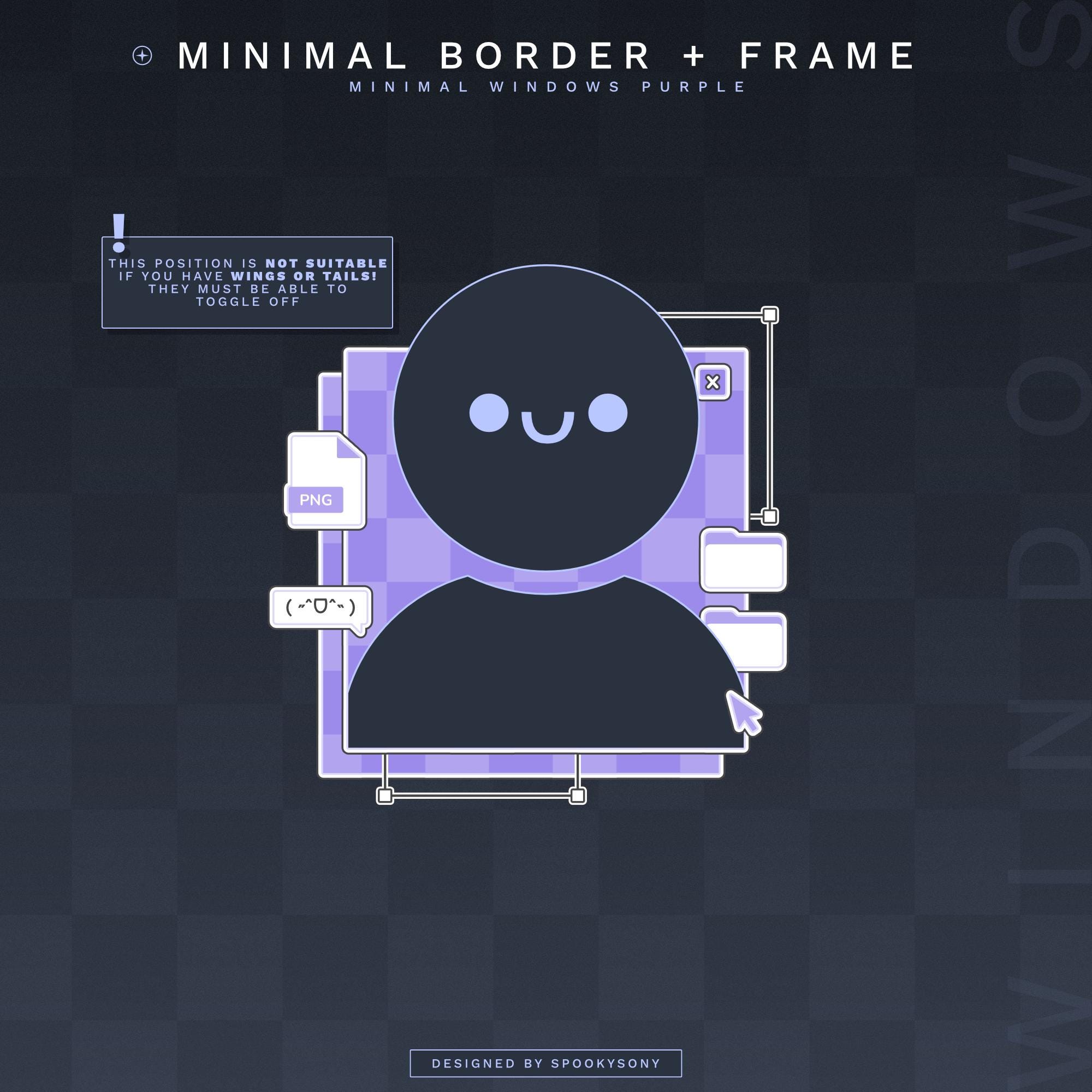 Static Border Effect Static Border Overlay + Webcam Frame | Cute Windows Theme | Gaming ...