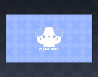 Cute Dog Animated Transition | Stream Stinger | Stream Transition | VTuber Scene | Youtube | Twitch | Blue