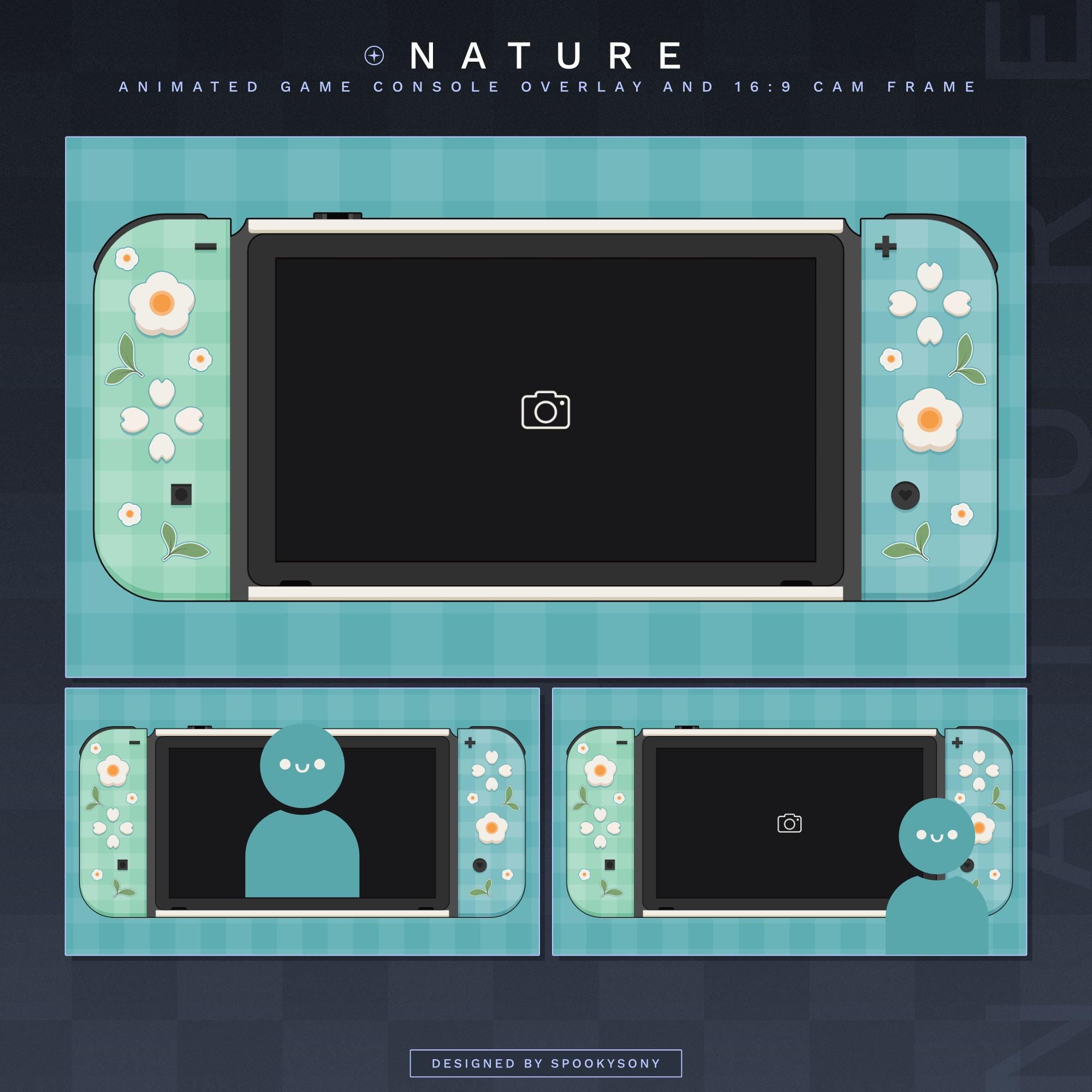 Animated Webcam Frames and Overlay | Game Console | Gaming Chatting ...